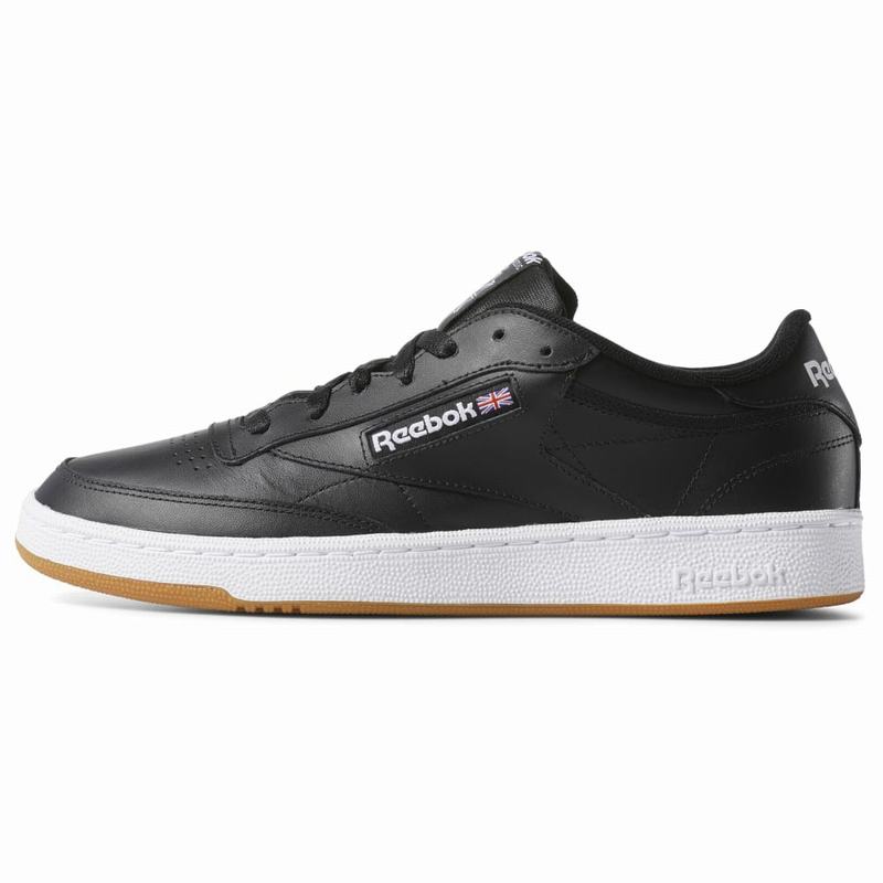 Tenisi Reebok Club C 85 Dama Negrii/Albi Romania EU2528LD